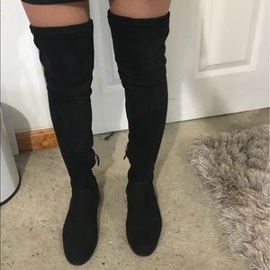 dolce vita | blk flat over the knee boots | size 8